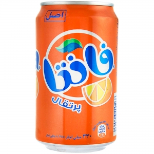 نوشابه گازدار با طعم پرتقالی فانتا ۳۳۰ میلی لیتری