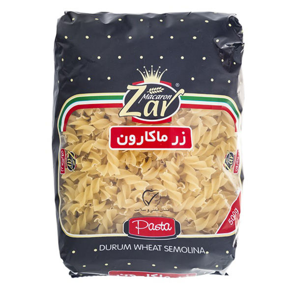 پاستا فرمی مته ای زر ماکارون ۵۰۰ گرمی