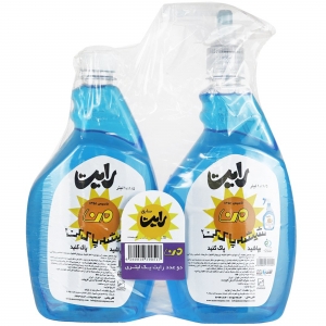 بسته ۲ عددی شیشه پاک کن رایت من ۱ لیتری