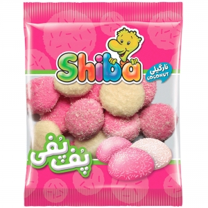 پف پفی نارگیل شیبا ۵۰ گرمی