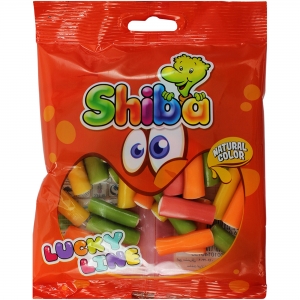 پاستیل اکسترودی ۴ طعم شیبا ۱۴۰ گرمی