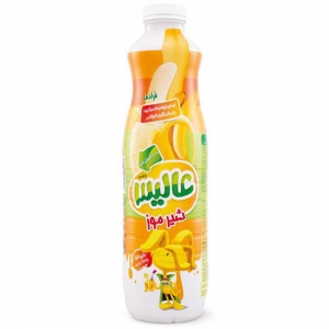 شیر موز عالیس ۱ لیتری